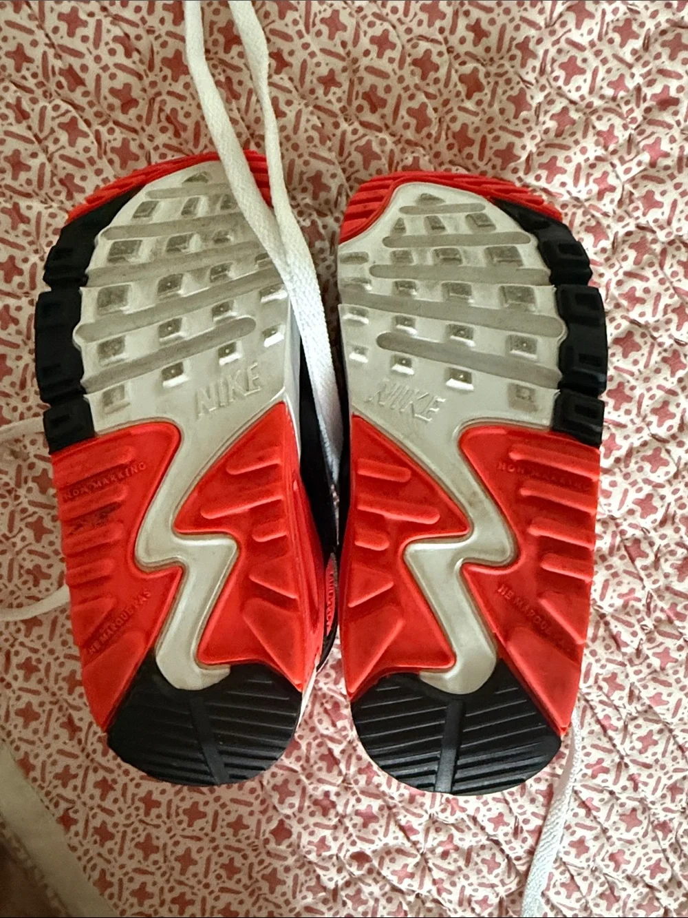 Toddler Nike Air Max 90 Sneakers - White, Gray & Infrared size 10c